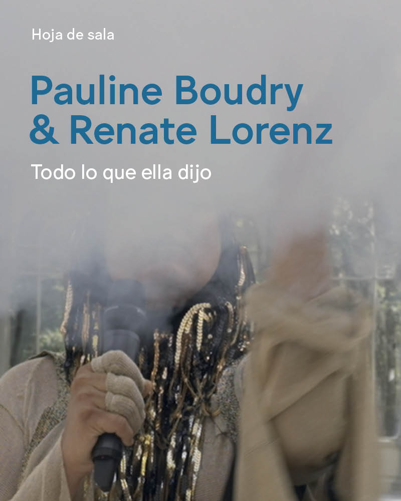 QR Pauline Boudry y Renate Lorenz -MUAC